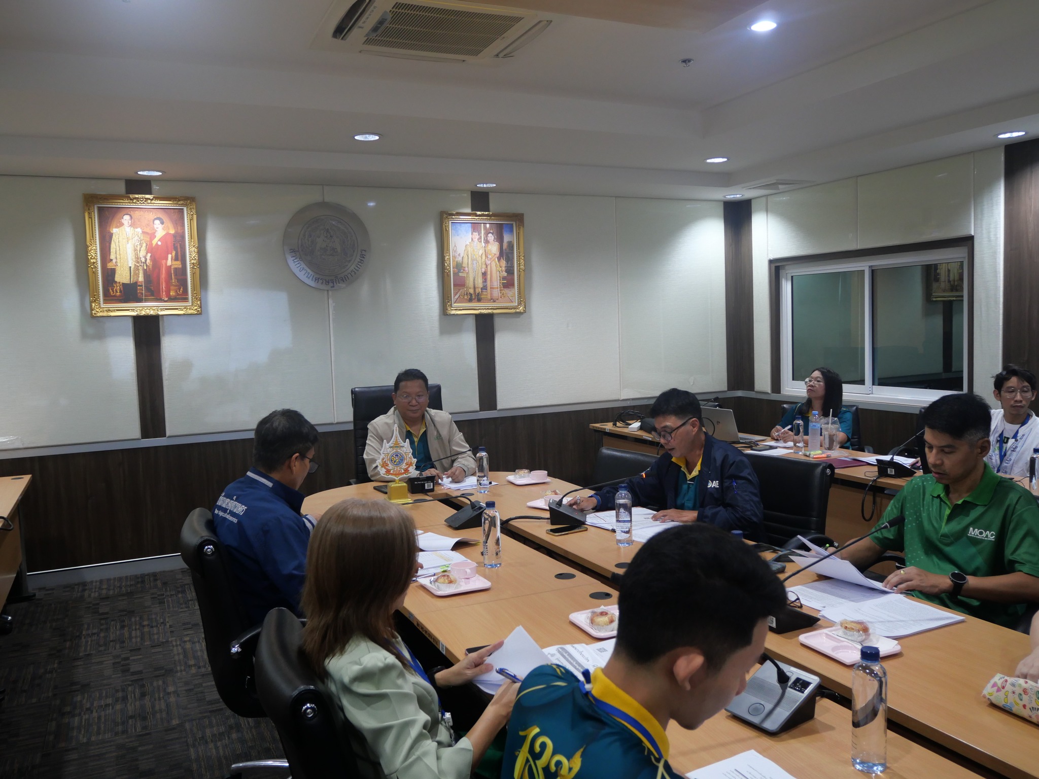 ประชุมคณะทำงานขับเคลื่อนการพัฒนาเศรษฐกิจการเกษตรอาสา (ศกอ.) ครั้งที่ 1/2568