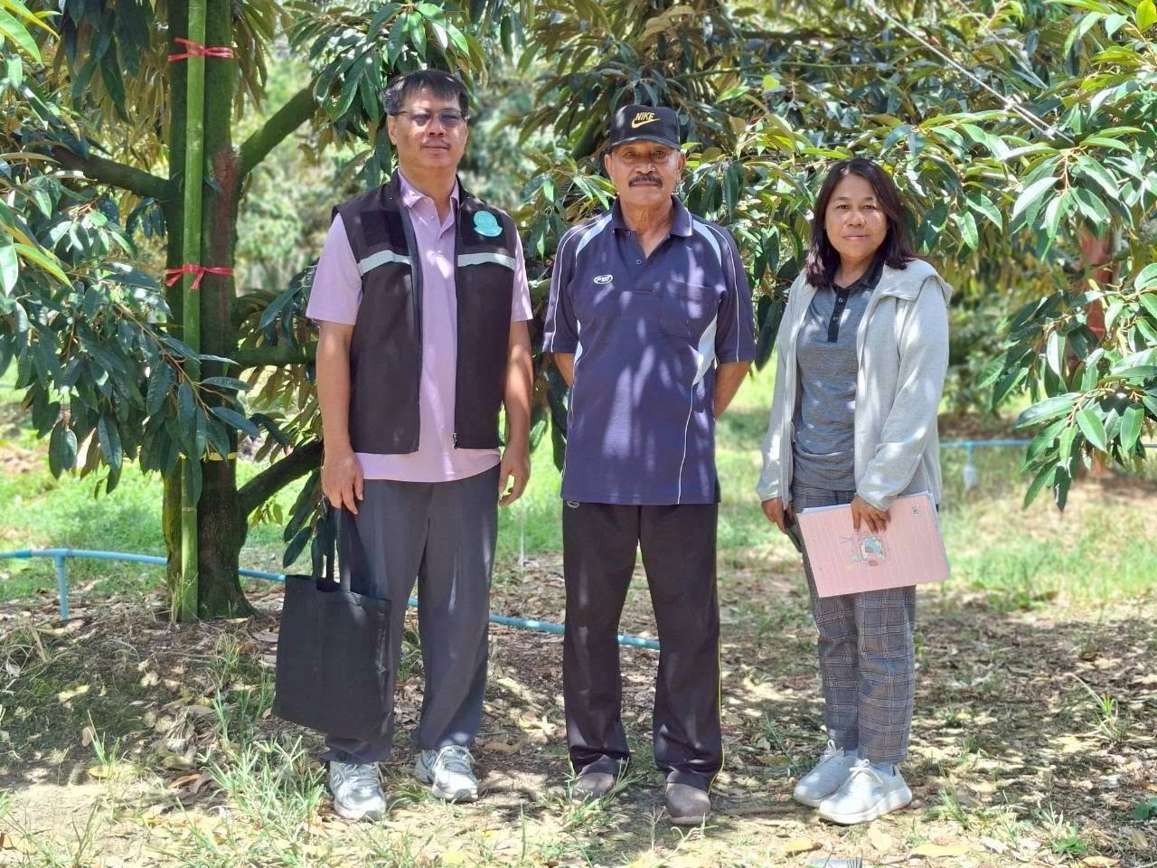Center for Agricultural Information, to conduct a field survey on Durian certified under Good Agricultural Practices (GAP) for the year 2025.